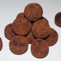 Mörka chokladtryfflar