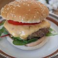 Grillad hamburgare