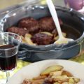 Chevréfyllda älgfärsbiffar med kantarellsås och[...]