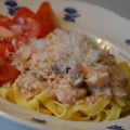 Pastasås med lax