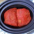 Pulled pork i crock-pot