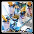 Vit chokladmousse med blueberry swirl