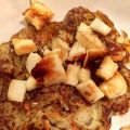 Palsternacksrösti med marinerad, stekt halloumi