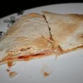 Varm tortilla med skinka