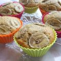 Muffins med ugnsbakad banan