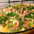Festlig fiskgratäng