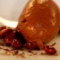 Chokladmousse med rostade mandlar