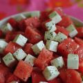 Vattenmelonsallad
