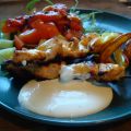 Moberg grillar...