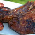 Tunna revbensspjäll på grillen