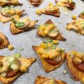 Nachos med chorizo