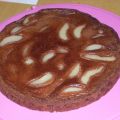 Festpaj med päron och mintchoklad