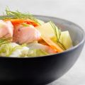 Pot au feu med lax och potatis