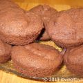Chokladmuffins bakade med kokosmjöl