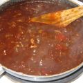 Strong American BBQ-sauce with hickory flavour