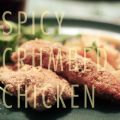 Spicy crumbed chicken