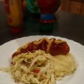 Dagens korv med mos och coleslaw