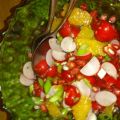 Granatäpplesallad med inspiration från Sydafrika