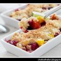 Mango- och hallonpaj med kokos