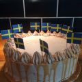 Chokladtårta med saltkolasås