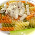 Pasta med kyckling- och fetaostsås