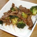Kinesisk biff-& broccoliwok