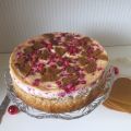 Pepparkaks- och lingoncheesecake