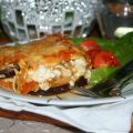 Lasagne med aubergine, ricotta & mozzarella