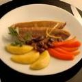 Ankfiléer med honungsvinäger
