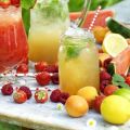 Alkoholfri drink med citrus och ingefära
