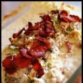 Fisk- och bacongratäng