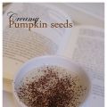 Creamy pumpkin seed milk!