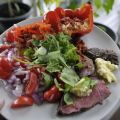 Tjälknölsbakad Rostbiff med tomatsallad och[...]