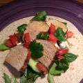 Kubansk taco med lechon asado och salsa roja
