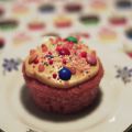 Färgglad cupcake!