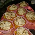 Kokos och saffranscupcakes