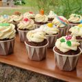 Chokladiga minicupcakes