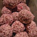 Pretty in Pink - rosa chokladbollar