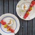 Grillad vattenmelon och nektarin med[...]