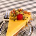 Mango cheesecake med passionsfrukt