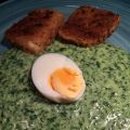 Stuvad spenat och fisk
