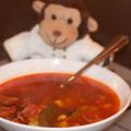 Chorizo-suppe
