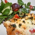 Lasagne med halloumi och paprika