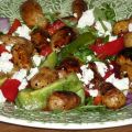 Sallad med rostad potatis