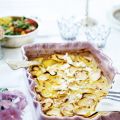 Potatis- och fänkålsgratäng med chévre