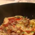 Gräddig vegetarisk pasta