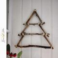 Christmas Tree of Wooden Sticks