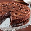 Kladdkaka med kaffe