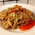 Asiatisk kycklingwok