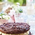 Chokladtårta med lakritskräm